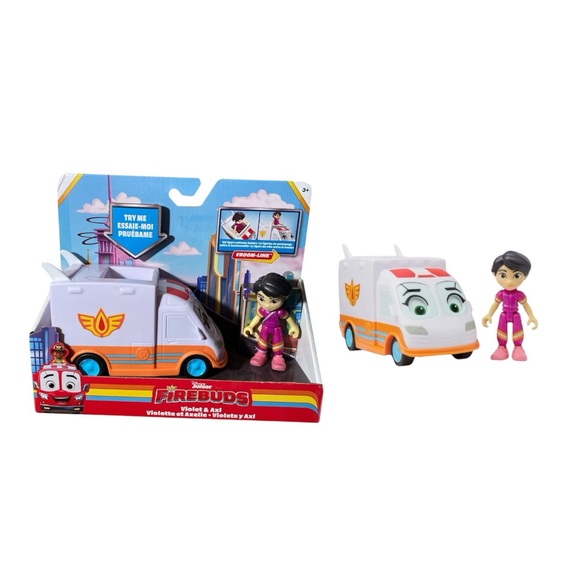 Disney Junior FireBuds Violet And Axi Ambulance - Picture 5 of 7